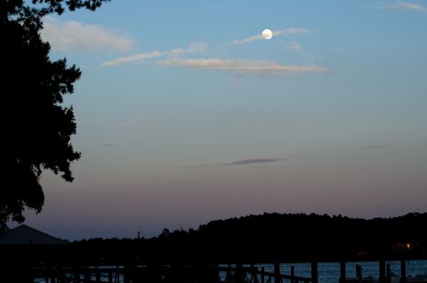 Beth Wade of Lake Wylie, South Carolina, took "test" photos of the moon in 2012.