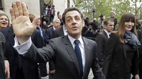 Police raided former French President Nicolas Sarkozy's home Monday in an ongoing investigation. 
