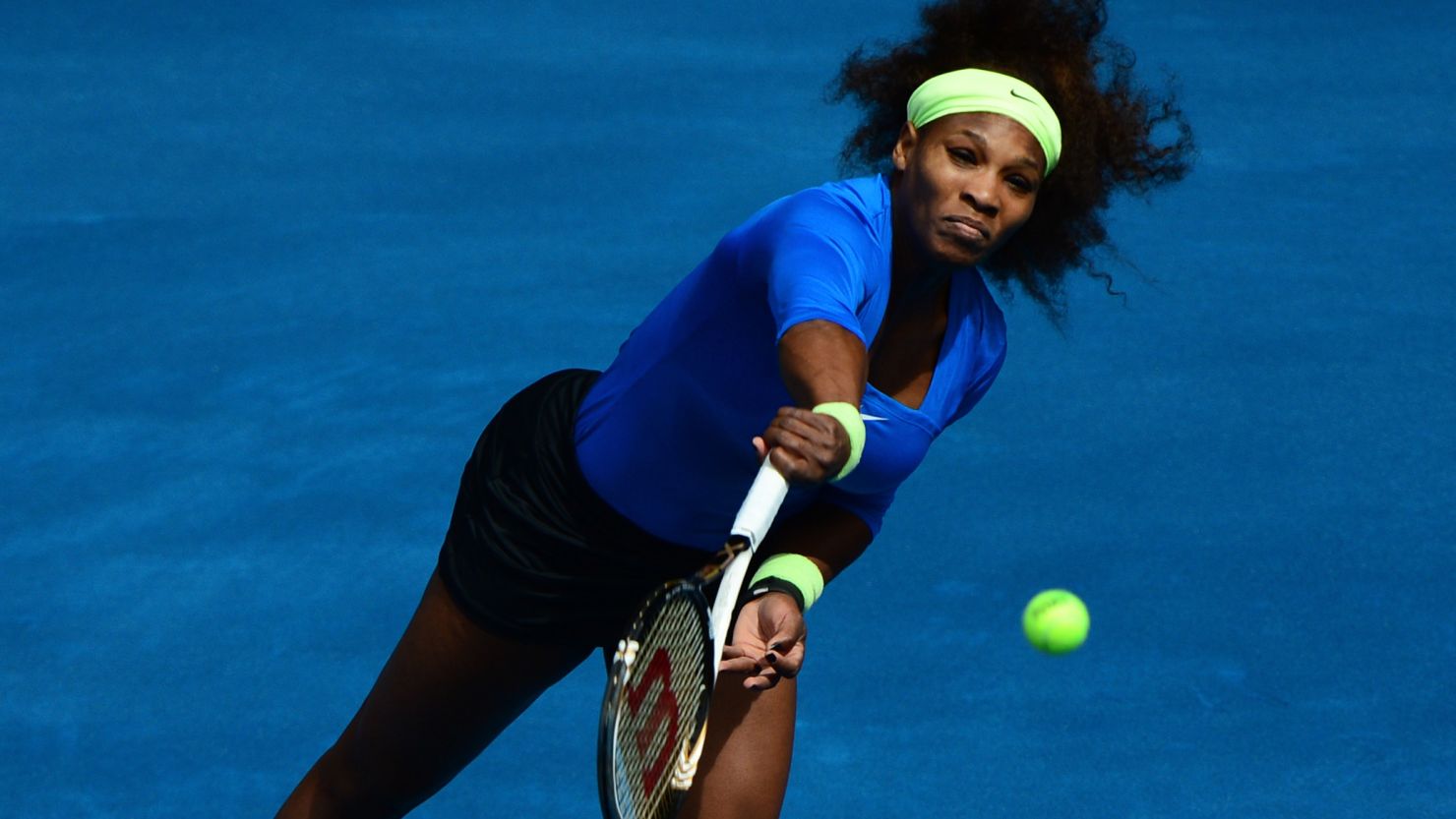 Serena Williams breezed into the second round of the Madrid Masters with a straight sets victory over Elena Vesnina