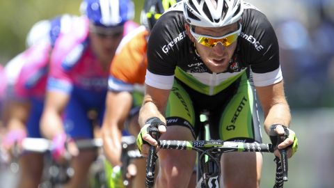 Australia's Matthew Goss won the third stage of the Giro d'Italia for the Orica GreenEdge team