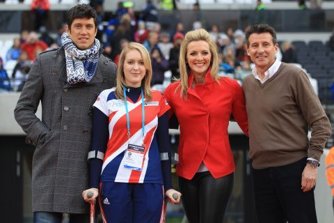 Paralympic gold medalist archer Danielle Brown also took part in the ceremony. The opening weekend included the British Universities and Colleges Sports Outdoor Championships, the first athletics meeting at the 80,000-seater stadium. 