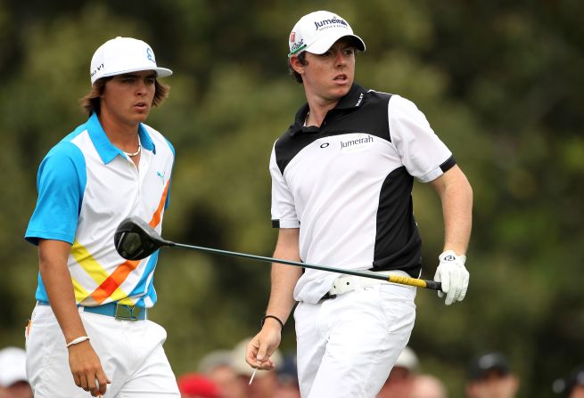They played together for the first two rounds at last year's Masters, where McIlroy suffered a final-day collapse before winning his first major at the U.S. Open two months later.