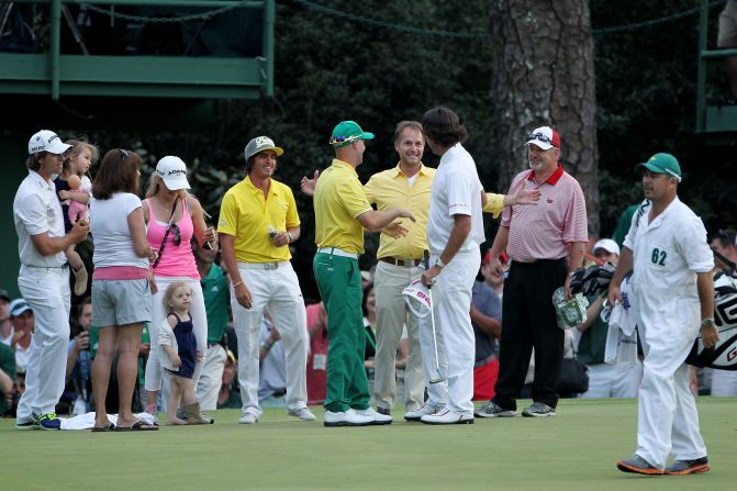 The 23-year-old wished his close friend Bubba Watson had been there to help celebrate. Fowler was on the green when Watson won his first major at the Masters in April, but the left-hander has played only one tournament since then as he is spending time with his newly-adopted son.