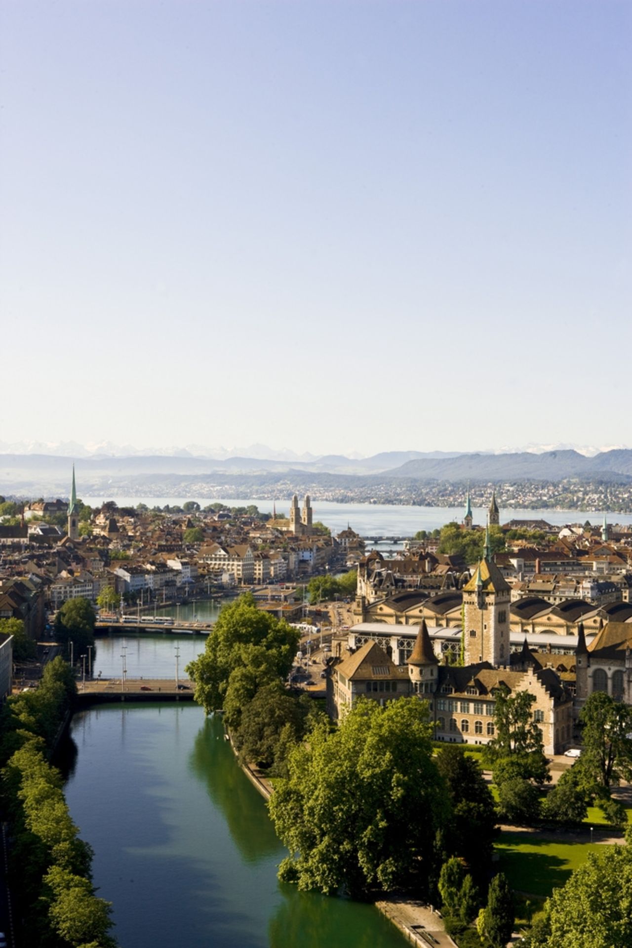 Zurich's excellent, efficient public transport means you can visit the beautiful "Old Town" even during a short stopover