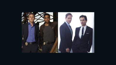 USA's new series, "Common Law," (left) will form a crucial part of USA's popular summer block, along with "White Collar."