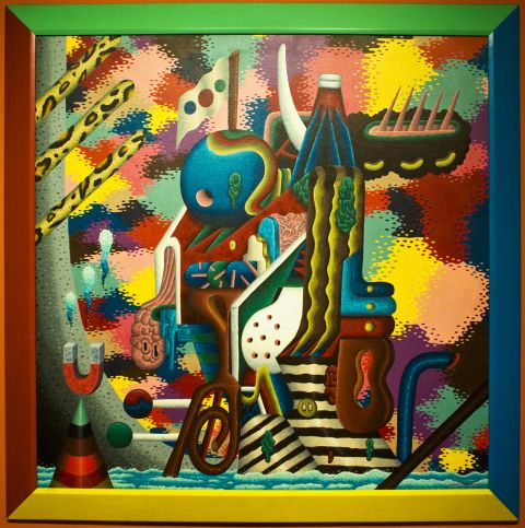 A piece by Cordero recently shown at the Blanc Gallery in Manila. 
