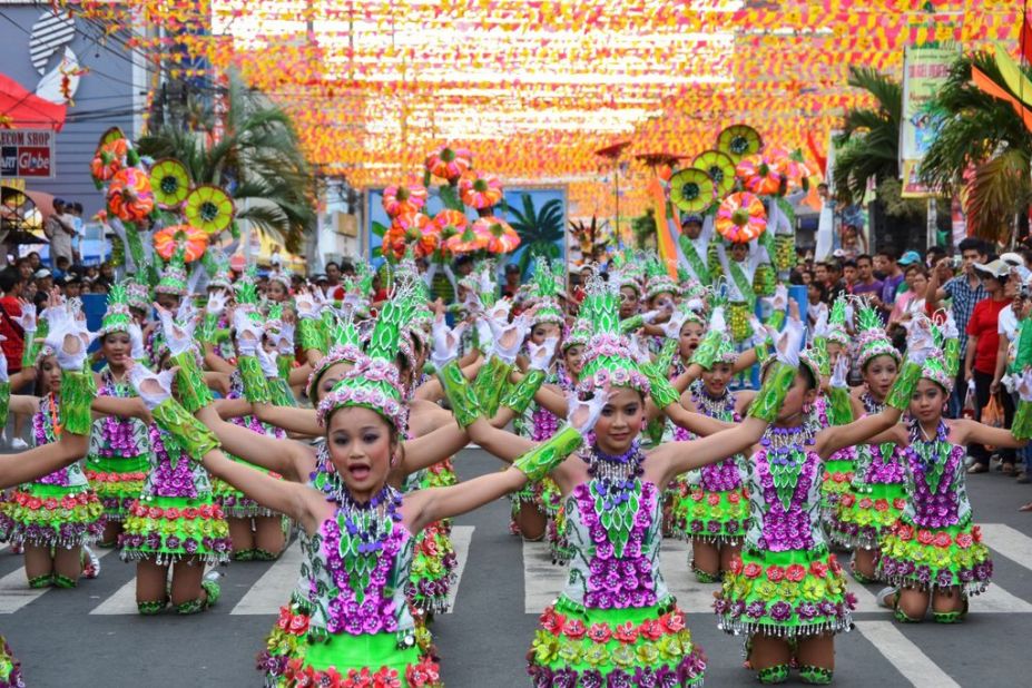 The annual week-long Coco Festival is held in San Pablo City to honor the patron Saint Paul the Hermit .  A highlight is the street dancing competition between schoolchildren dressed in costumes made from coconuts. iReporter Toni Gutierrez says the five-time consecutive winner San Pablo Central Elementary School (pictured) "signifies determination and the importance of keeping values and tradition alive."