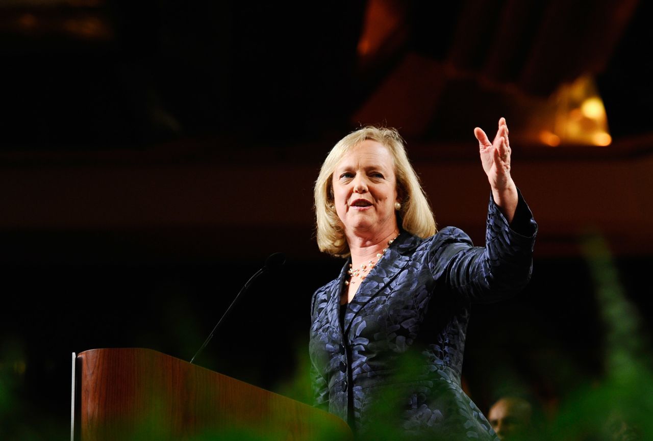 Meg Whitman is the head of information technology company Hewlett-Packard, which came in 15th on this year's overall Fortune 500 list.