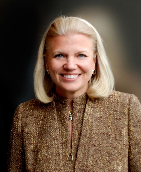 Virginia Rometty is president and CEO of IBM. She is the first woman to lead the technology giant, America's 20th-largest company, according to Fortune.