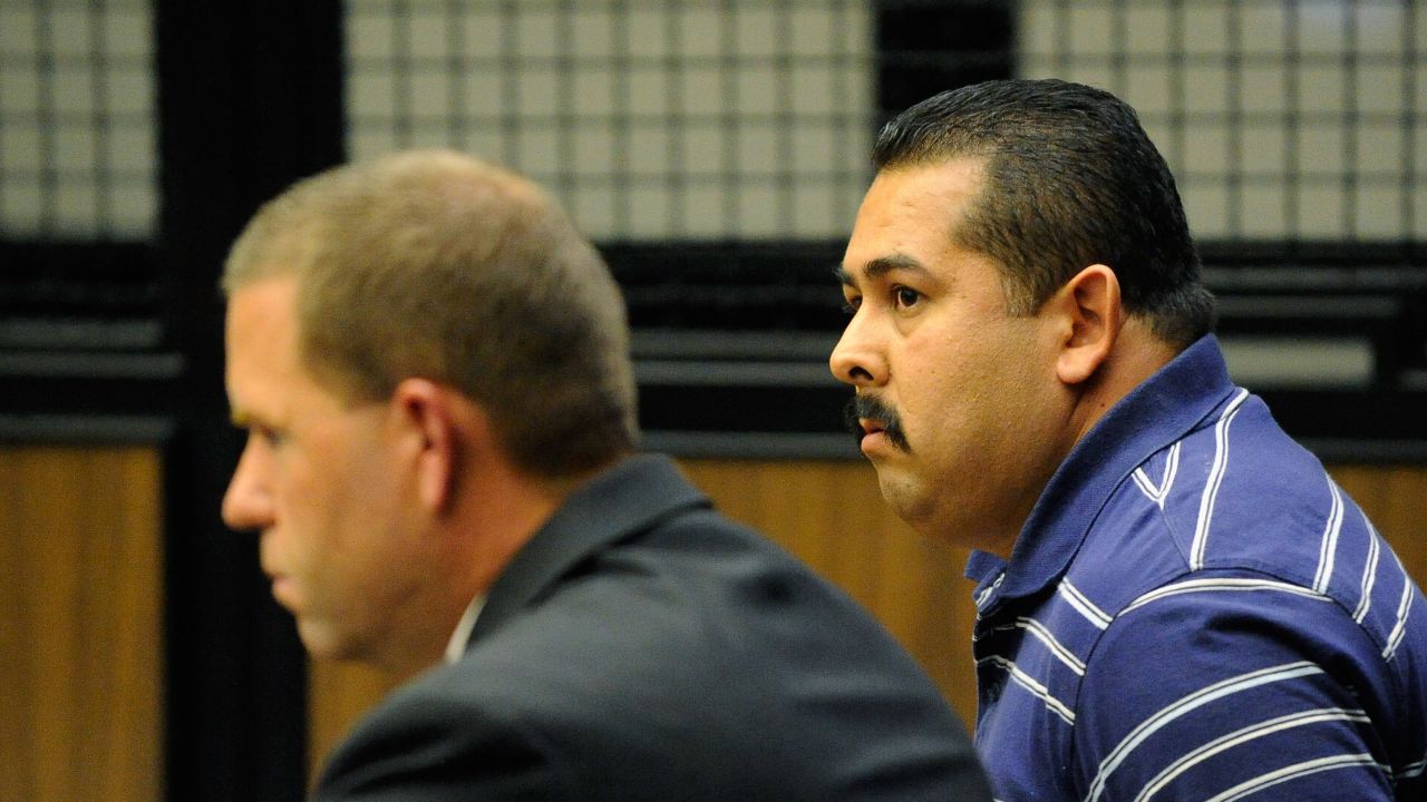 Manuel Ramos, right, and Jay Patrick Cicinelli appear at their arraignment in September.
