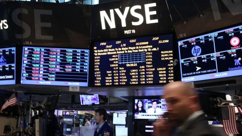 The New York Stock Exchange on May 7. Global markets declined in response to the election results in France and Greece.