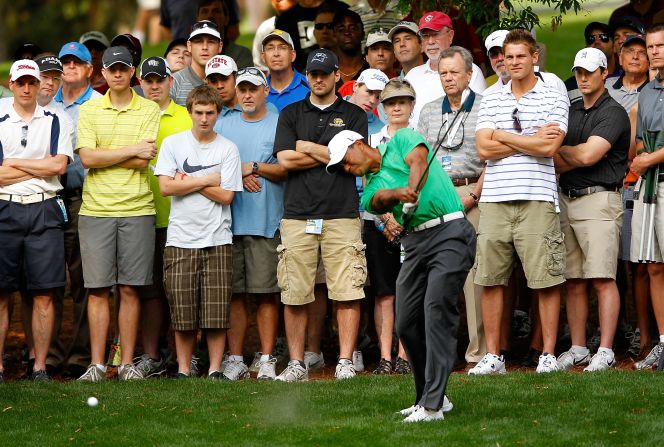 Woods missed the halfway cut at his last tournament, the Wells Fargo Championship at Quail Hollow, which was won by Rickie Fowler.