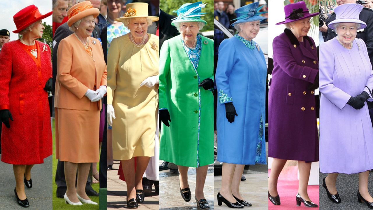Bright, bold and beautiful -- the Queen has never shied away from strong colors and daring hats.
