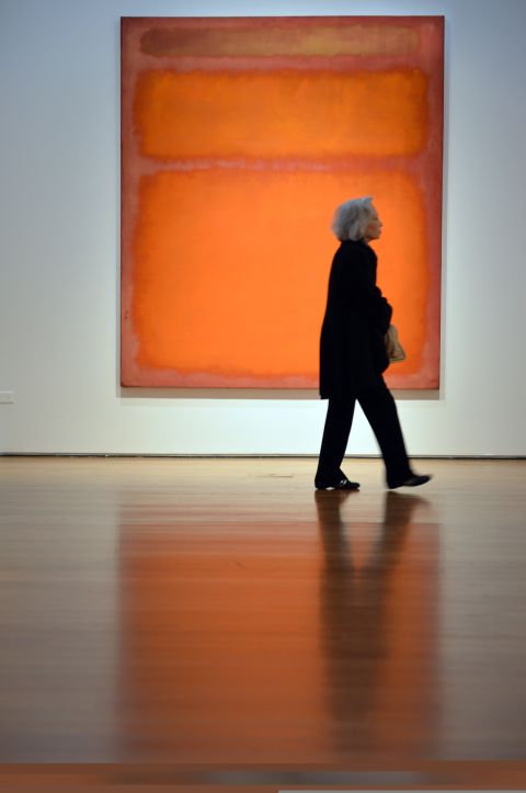Mark Rothko's 1961 piece "Orange, Red, Yellow" was sold in 2012 for $87 million.