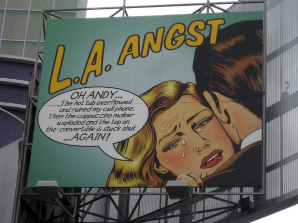 "L.A. peeps know how to make fun of themselves; we are more laid back and carefree. This sign shows that," says iReporter Kathi Cordsen.