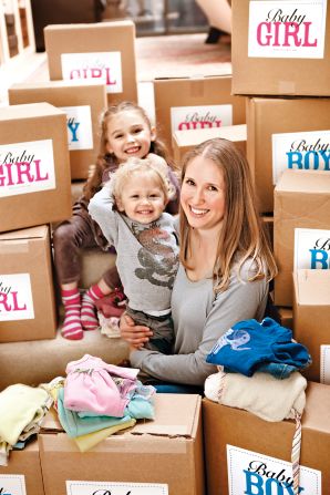 Amy Dunnigan has tirelessly collected baby clothes for new-borns in need since 2006.
