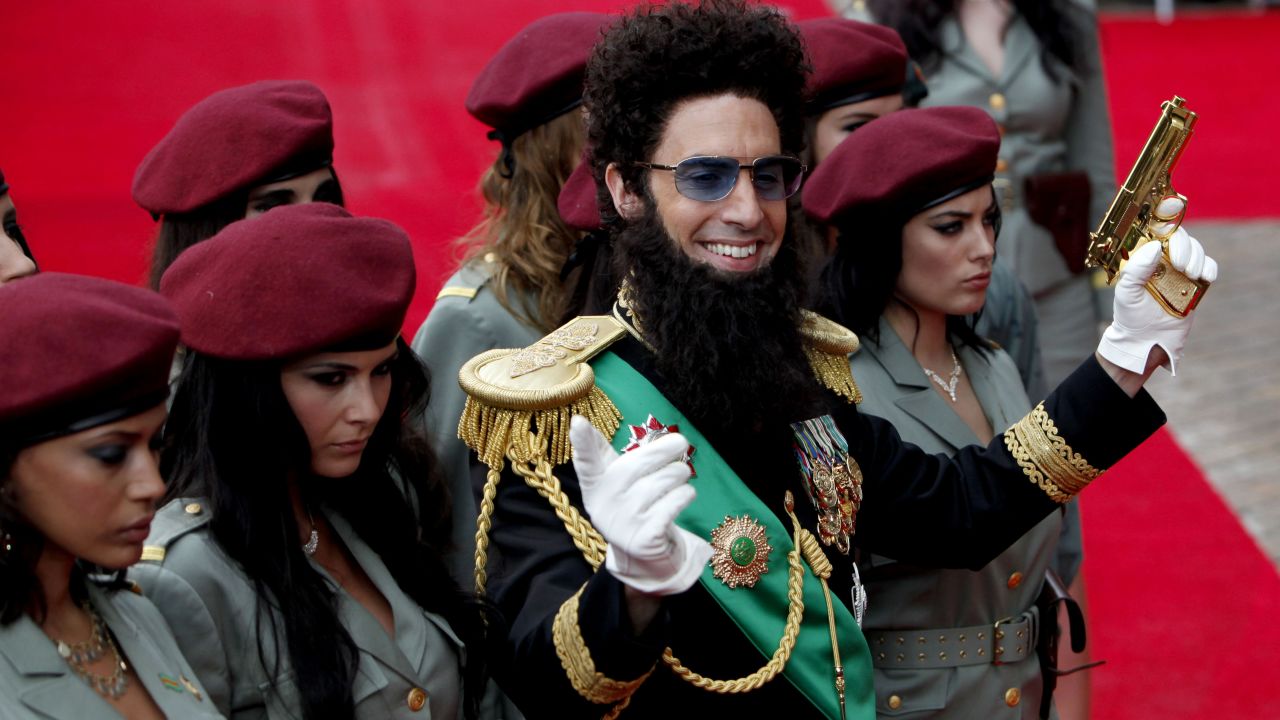 Sacha Cohen arrives in London for the UK premiere of "The Dictator." Obeidallah says Cohen uses the worst Arab stereotypes.