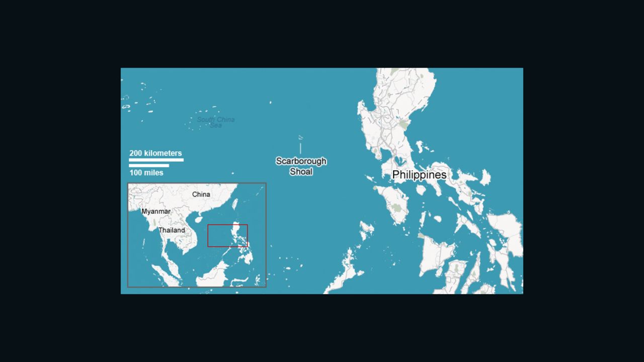 scarborough shoal island map