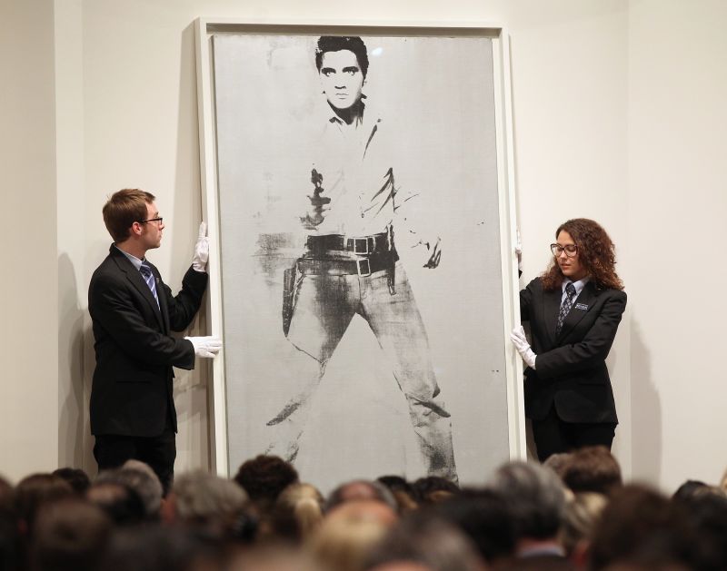 Warhol 'Double Elvis' goes for $37 million | CNN