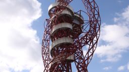 The Orbit Tower at London's Olympic Park was unveiled by the city's mayor Boris Johnson.