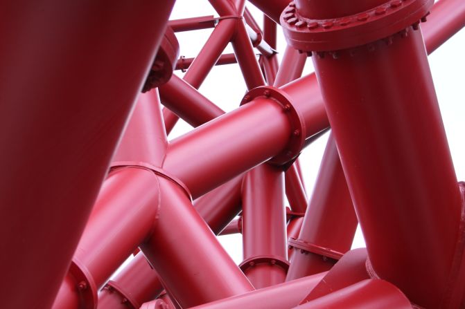 Anish Kapoor said he chose red -- a color that features in much of his work -- to make sure the sculpture stood out among the grey and white Olympic venues.