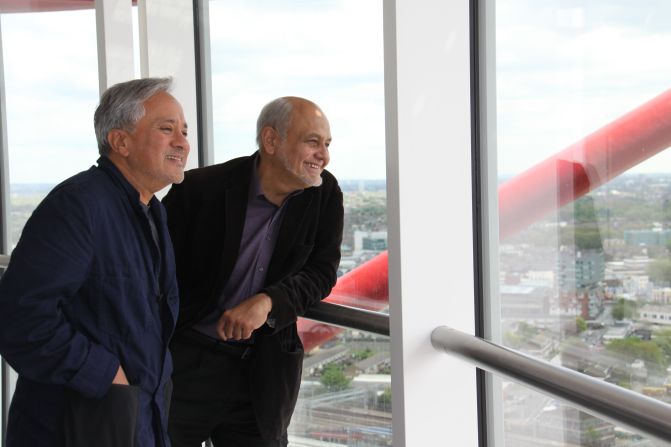 The sculpture was the brainchild of artist Anish Kapoor and designer Cecil Balmond.
