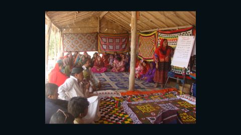 Women play a prominent role in Abdul Qadir Lashari village and its process toward empowerment and self-sustenance. 
