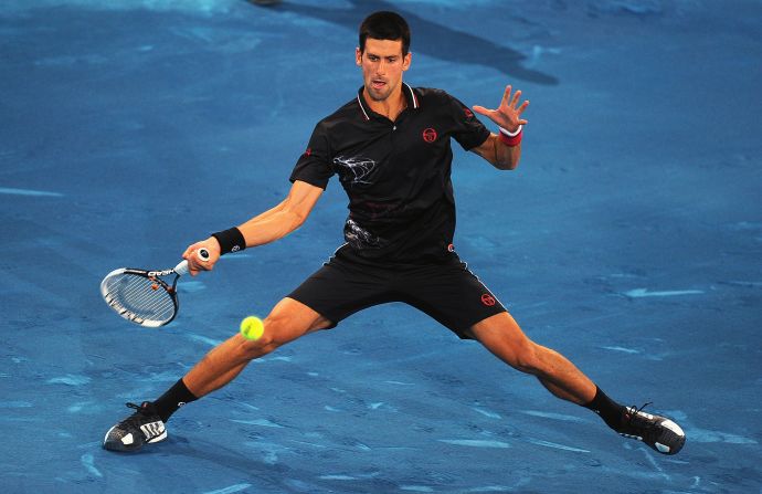 Novak Djokovic, who beat Nadal in last year's final on red clay, has been an outspoken critic of the surface, saying: "I played my first official match on blue clay and I have to admit I was not very happy. Next time I have to bring skates instead of shoes, it was sooo slippery."