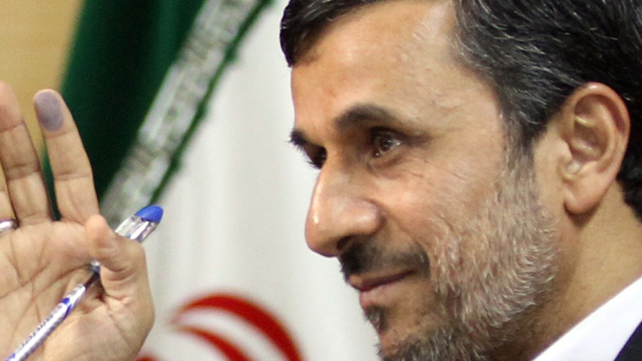 While seeming to tone down the rhetoric, Mahmoud Ahmadinejad nonetheless spoke of "crimes" of the "Zionist regimes."