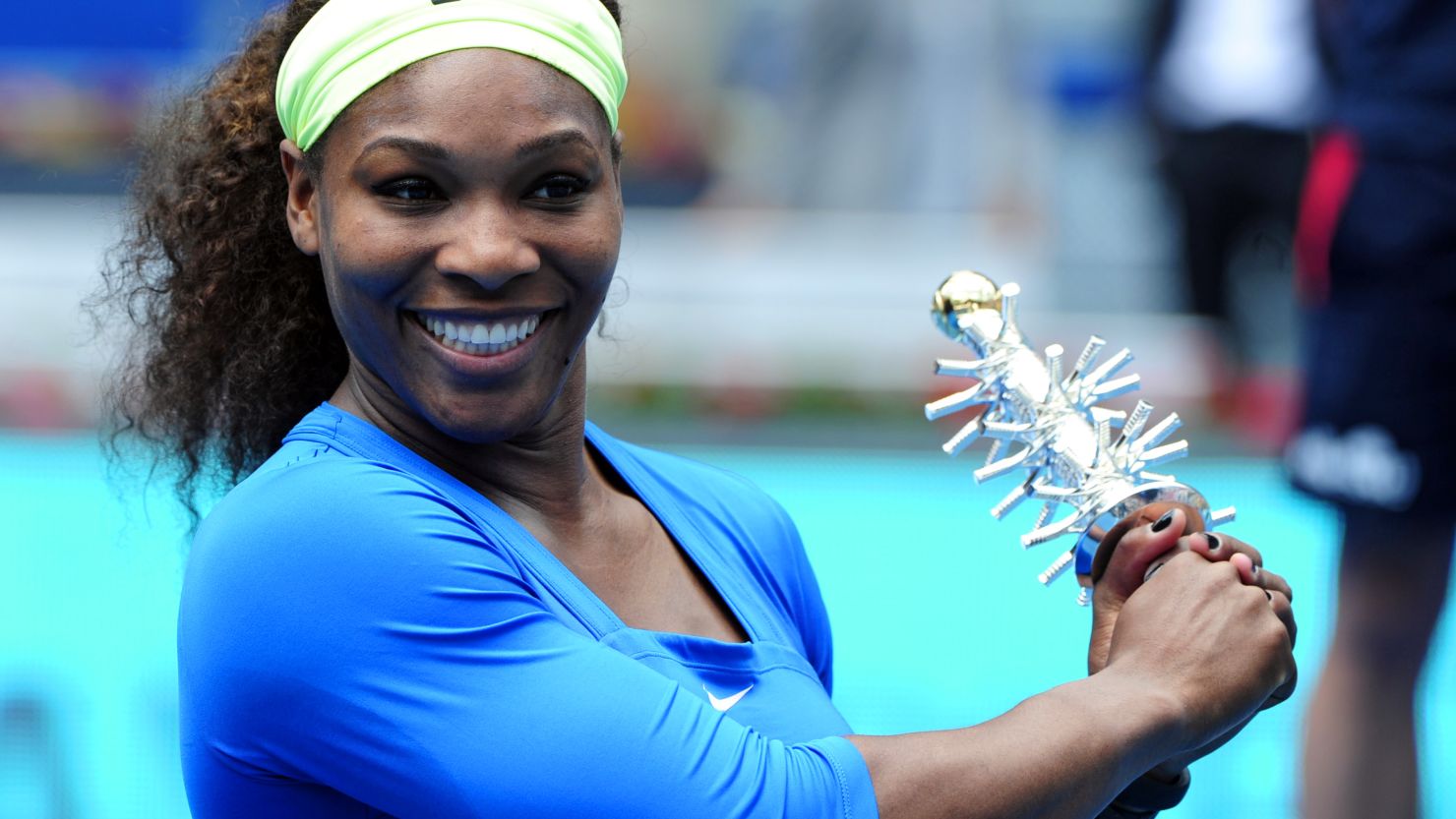 Serena Williams lost just one set during the Madrid tournament, which she won for the first time.