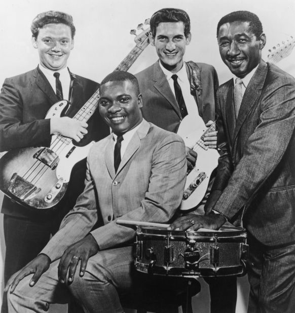 <a href="http://www.cnn.com/2012/05/13/showbiz/obit-duck-dunn/index.html">Donald "Duck" Dunn</a>, left, the bass player who laid the musical floor beneath soul legends like Booker T. and the MGs, Sam and Dave and Otis Redding, died May 13. He was 70. 