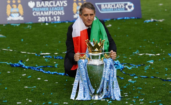 Roberto Mancini led the club to the FA Cup in 2011 before winning the league title the following season -- the first time City had won the competition in 44 years.