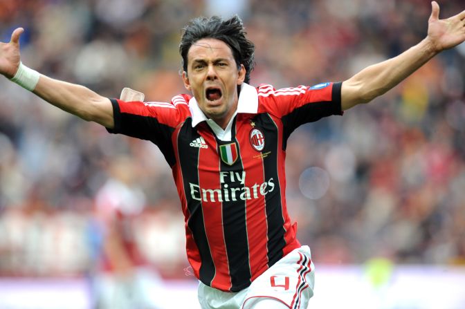 Filippo Inzaghi marked his final game for AC Milan in similar style to Del Piero, netting the winner in a 2-1 defeat of Novara. Milan finished second, four points behind Juve.