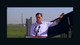 Mitt Romney delivers a stump speech - file photo