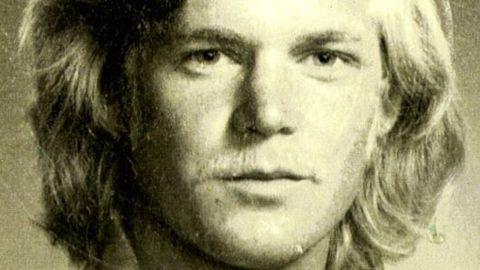 Peter Leonard at 20 in a passport photo.