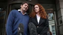 Rebekah Brooks, her husband react to being charged with trying to conceal evidence in Britain's phone hacking scandal.