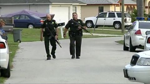 Sheriff's deputies and SWAT team members converged on a Port St. John home early Tuesday after reports of shootings.