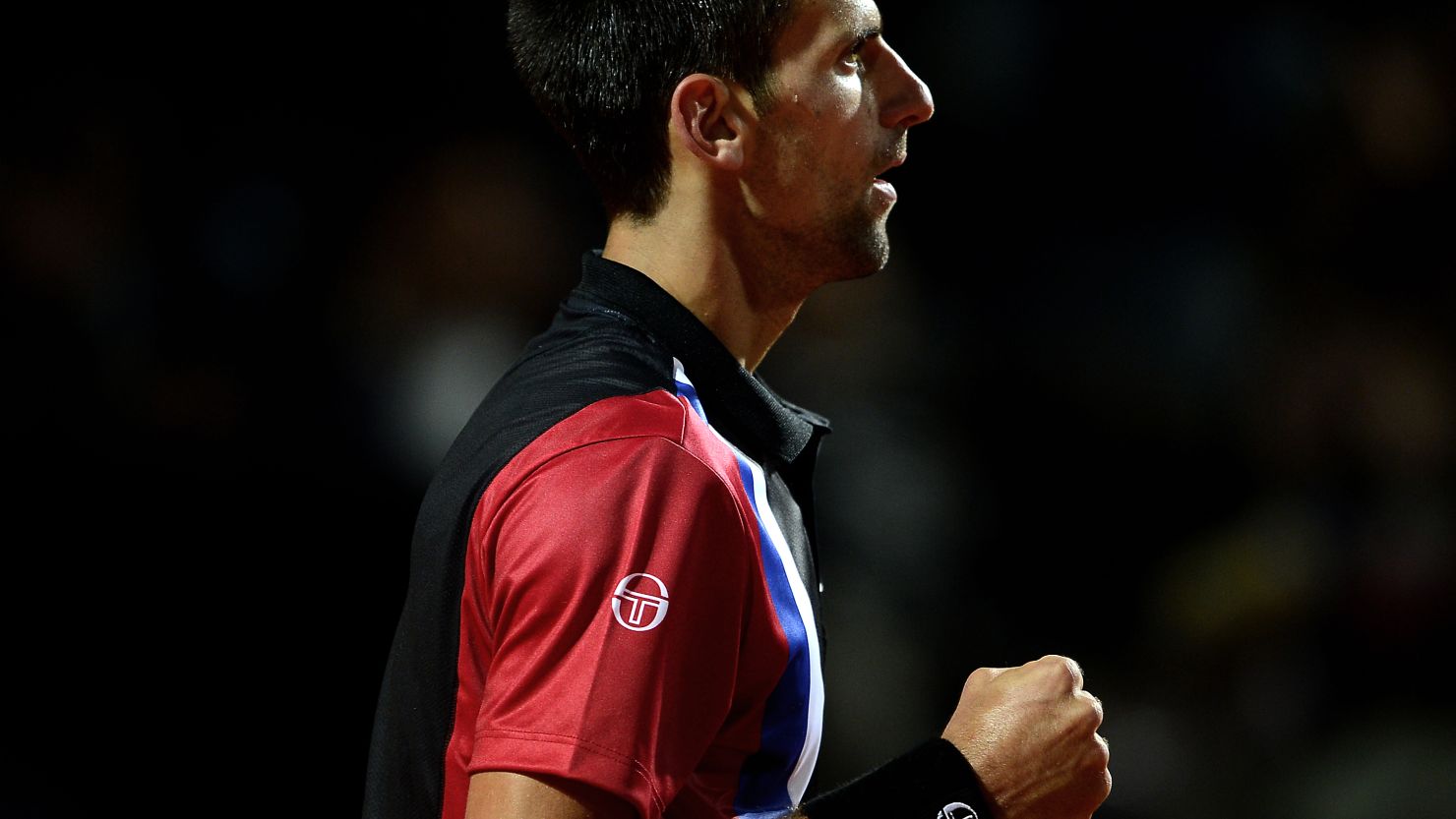 Novak Djokovic was in a hurry to close out victory against Bernard Tomic in Rome.