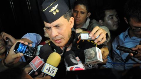 Police spokesman Hector Ivan Mejia confirms the death of journalist Alfredo Villatoro on May 15, 2012.
