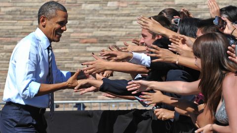 Despite a struggling economy, President Barack Obama still has strong likeability numbers among voters.