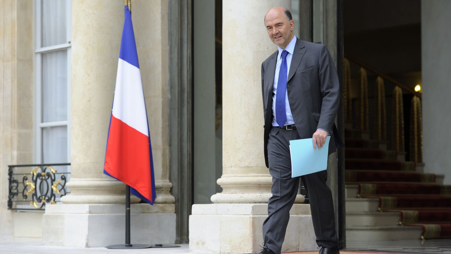 French Foreign Minister Pierre Moscovici pictured in Paris on May 17.