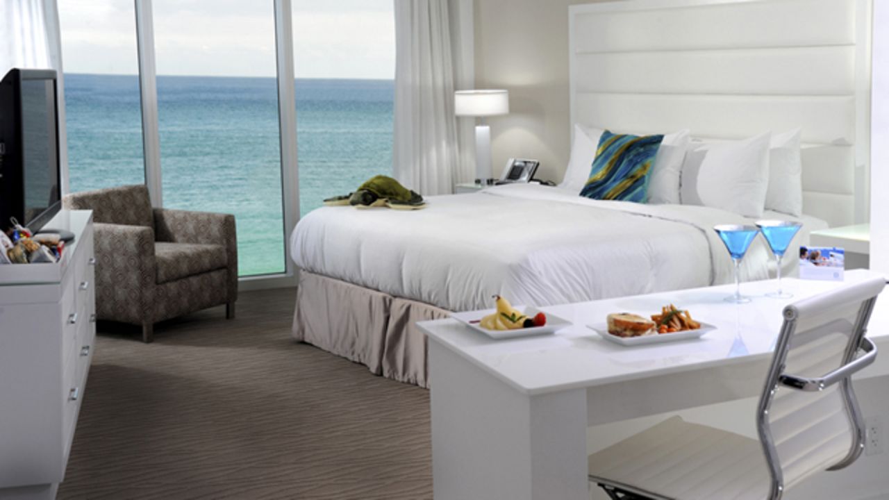 The 240-room B Ocean does affordable without nickel-and-diming guests. Wi-Fi is free, ocean views are standard, and spa services are a bargain.
