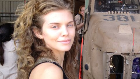 AnnaLynne McCord sported minimal makeup while visiting Israel in May.