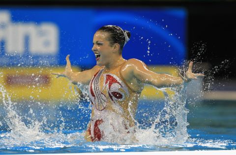 Mary Killman will be the youngest member of the U.S. synchronized swimming team at the London 2012 Olympics. 