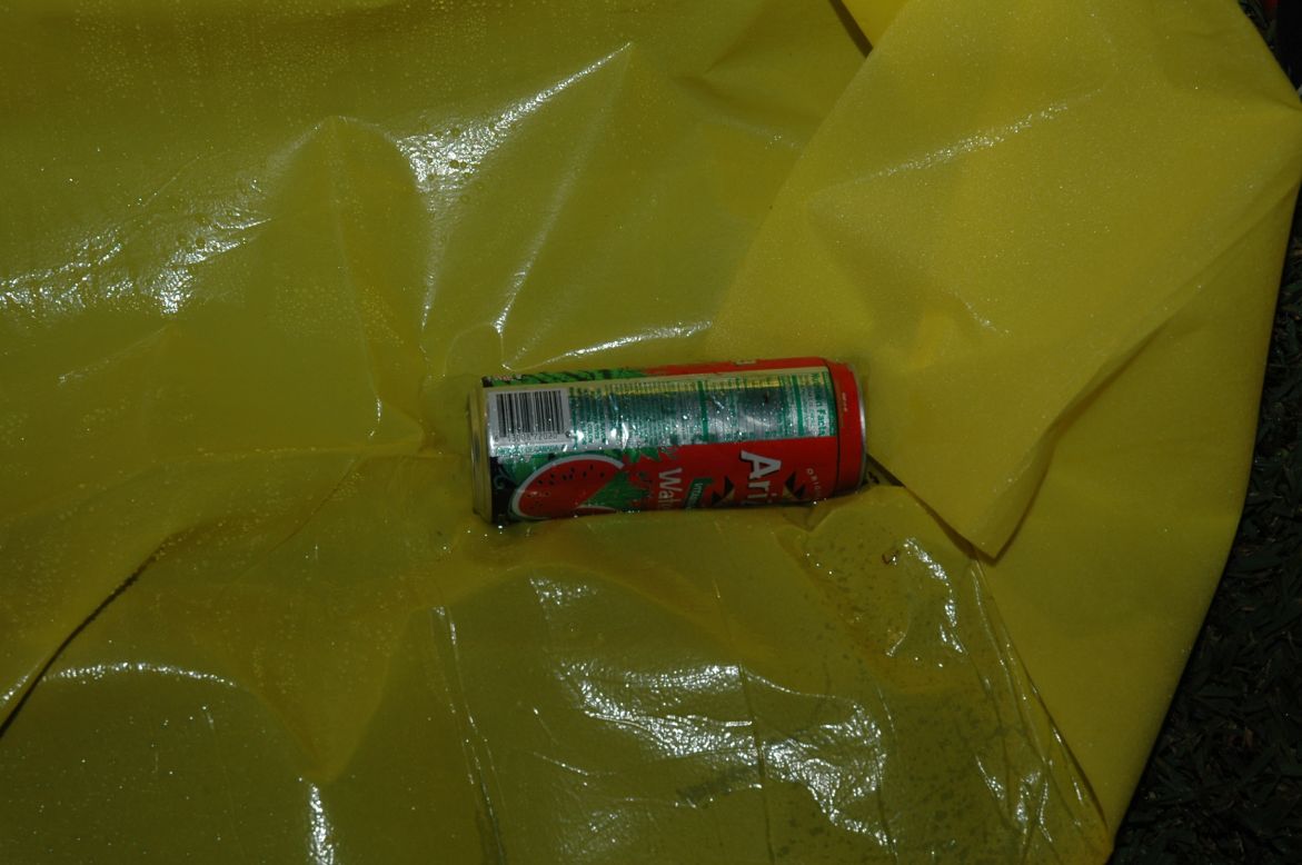 A can of Arizona iced tea was found on the ground at the Martin crime scene.