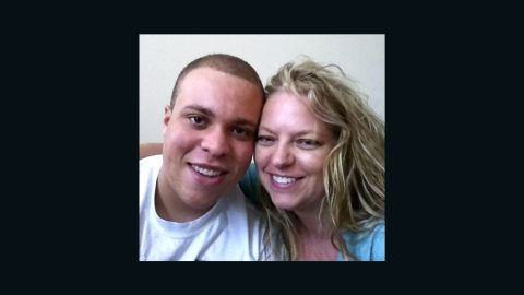 Garret Davenport, left, and his mother Tammy both have hemophilia.