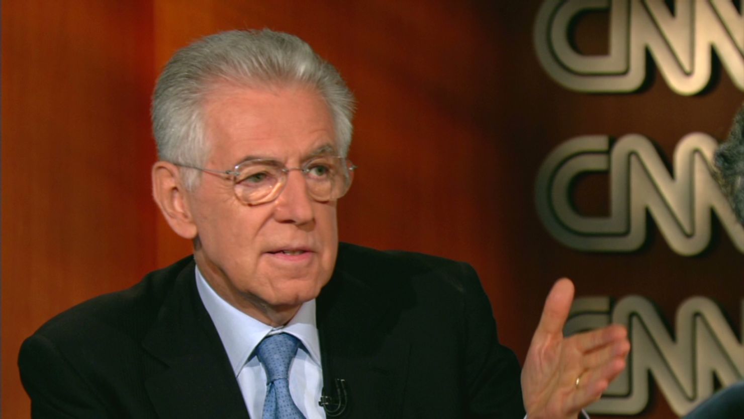 Monti played down suggestions he was about to leap from unelected technocrat to campaigning politician.