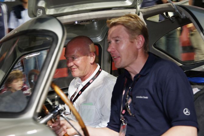 Finland's Mika Hakkinen, a double Formula One world champion, competed in the 2008 event.