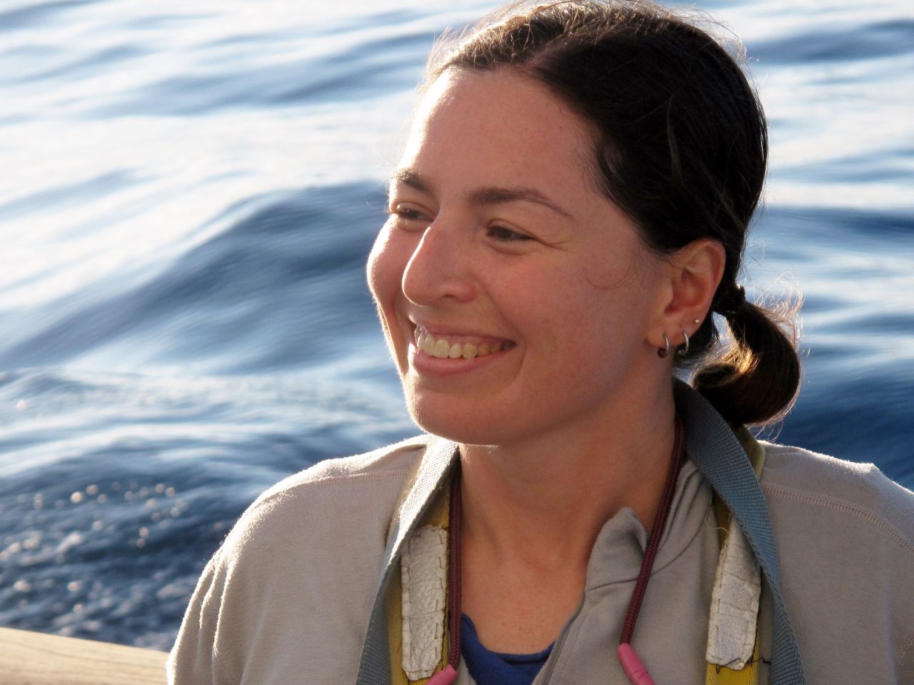 Miriam Goldstein, a Scripps Institution of Oceanography researcher has studied plastic debris in the North Pacific Ocean Subtropical Gyre, and is concerned about its potential impact on biodiversity.