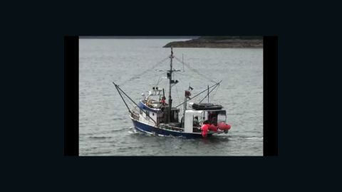 Three Canadian fishermen were rescued after the sinking of their vessel, the Pacific Siren.